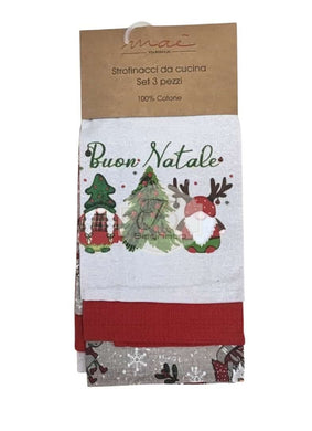 Tris Strofinacci Christmas Cucina