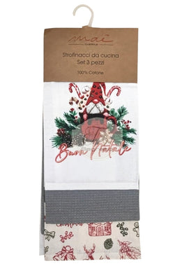 Tris Strofinacci Christmas Cucina