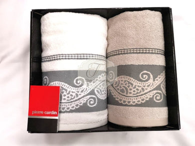 Asciugamani Set 2 + Pierre Cardin Asciugamano