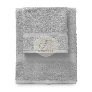 Asciugamano Gabel 1+1 Grigio Perla Asciugamani