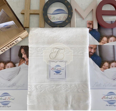 Asciugamano Jacquard Aida Botticelli - Bagnato Arredotessile