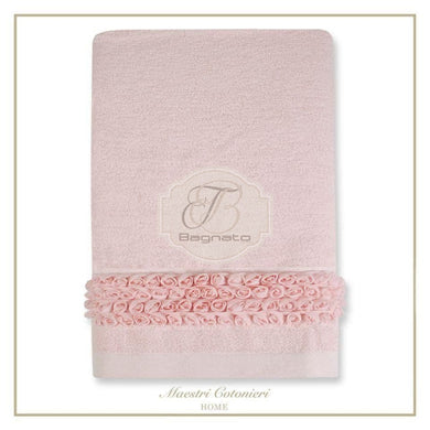 Asciugamano Set 1 + Maestri Cotonieri Rosa Asciugamani