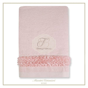 Asciugamano Set 1 + Maestri Cotonieri Rosa Asciugamani