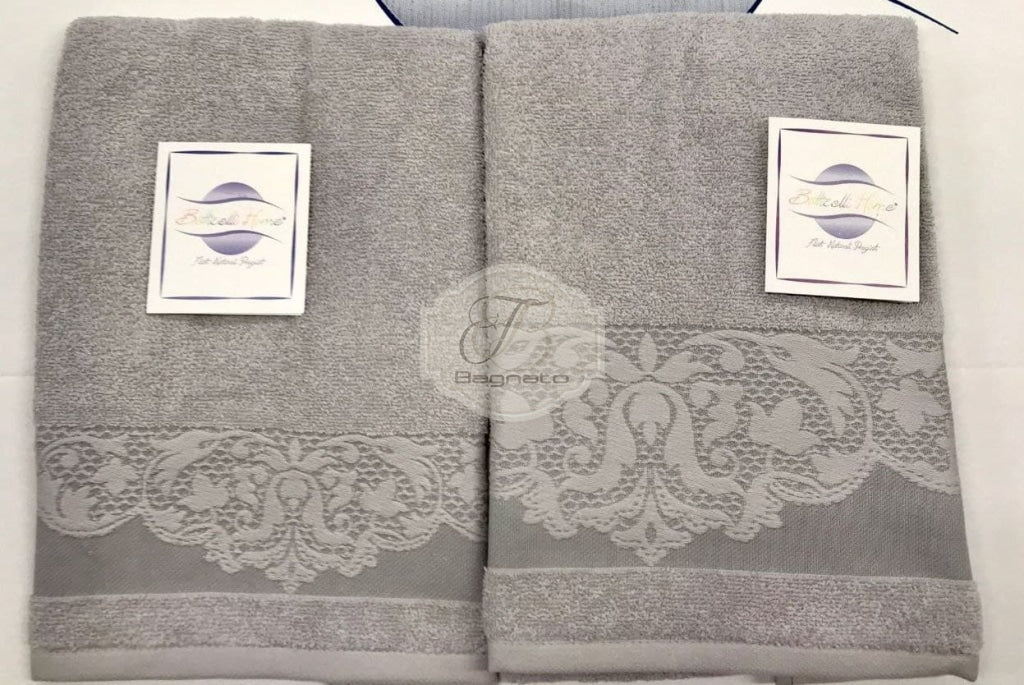 Asciugamano Set 1+1 Decor Grey Asciugamani