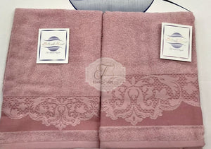 Asciugamano Set 1+1 Decor Pink Asciugamani