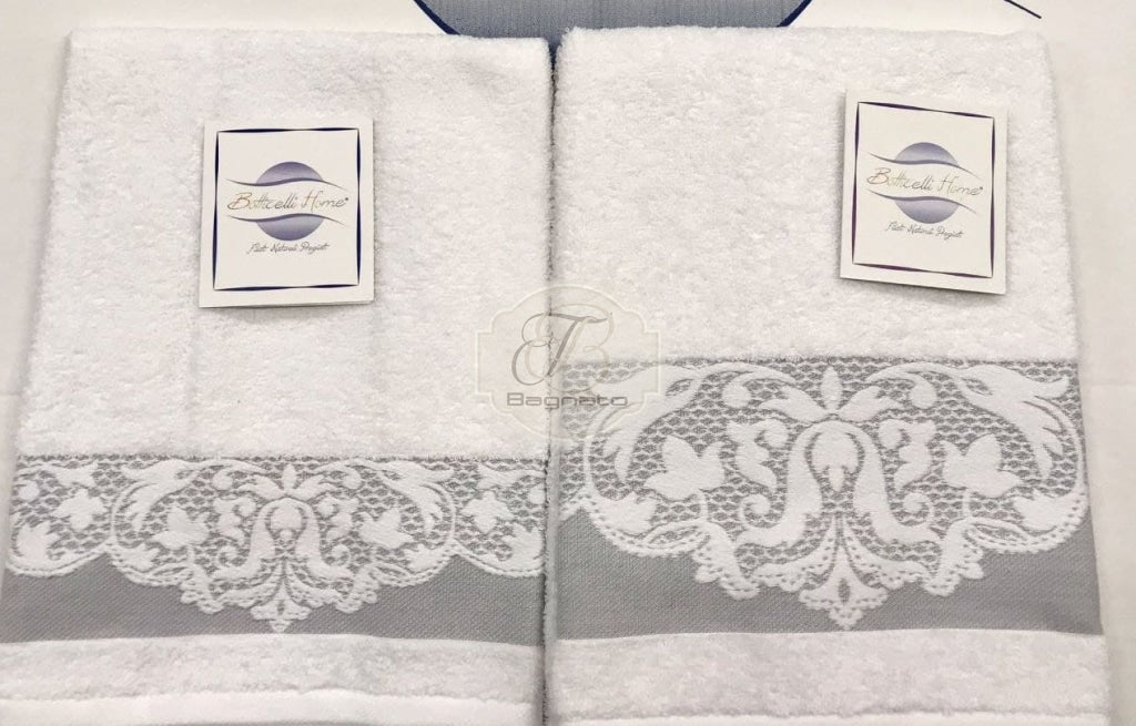 Asciugamano Set 1+1 Decor White Asciugamani