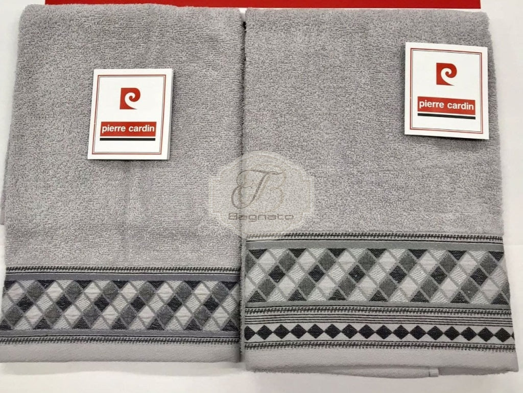 Asciugamano Set 1+1 Modern Grey Asciugamani