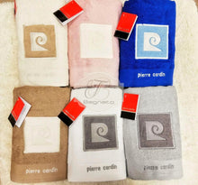 Carica l&#39;immagine nel visualizzatore di Gallery, Asciugamano Set 1+1 Pierre Cardin Logo Asciugamani
