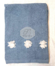 Carica l&#39;immagine nel visualizzatore di Gallery, Asciugamano Set 2 Pezzi Vanity Azzurro Asciugamani
