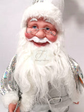 Carica l&#39;immagine nel visualizzatore di Gallery, Babbo Natale Silver Con Carillon
