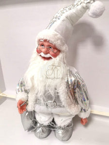 Babbo Natale Silver Con Carillon