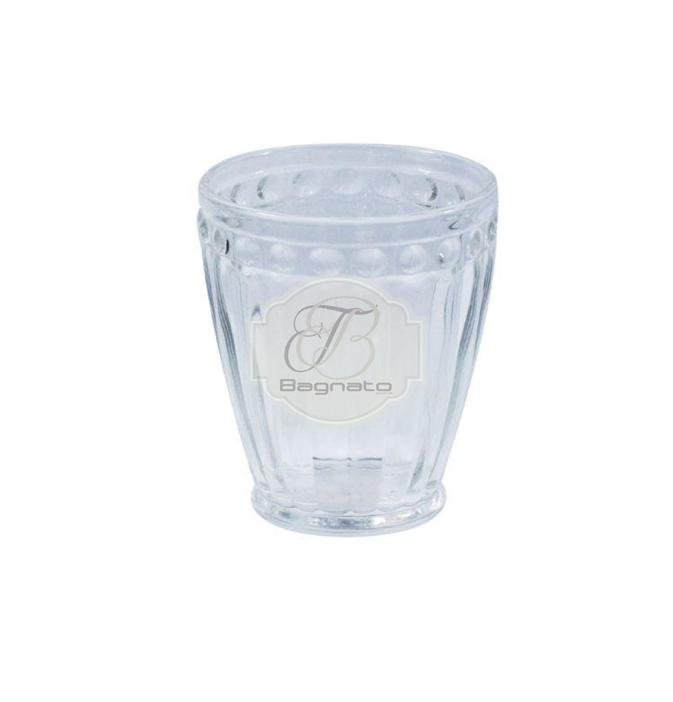 Bicchieri Set 2 Pezzi Rilievo Preziosa Trasparente