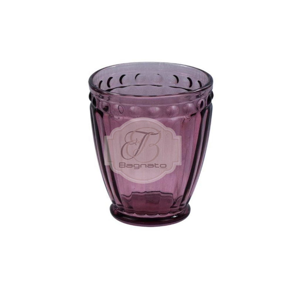 Bicchieri Set 2 Pezzi Rilievo Preziosa Vinaccia