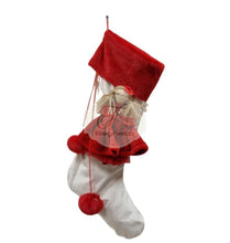 Carica l&#39;immagine nel visualizzatore di Gallery, Calza Red White Christmas Decorazioni
