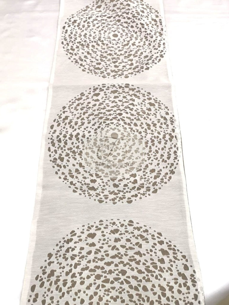 Centrini Set 3 Pezzi Circle Brown Centrini