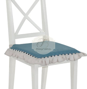 Coppia Coprisedia Lino E Cotone Ikebana Ottanio Coprisedia