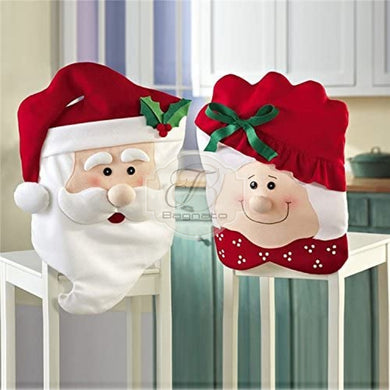 Coprisedia Natalizio Set 2 Pezzi Santa Claus