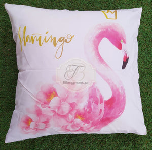 Cuscino Fodera Flamingo