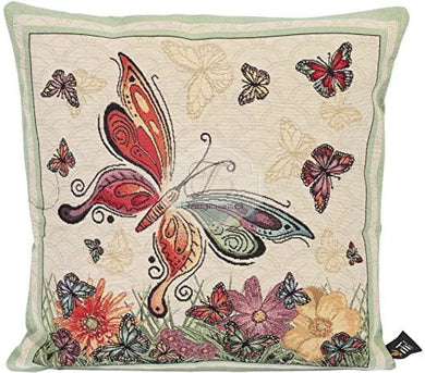 Cuscino Fodera Gobelin Butterfly