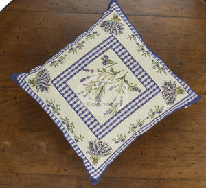 Cuscino Fodera Gobelin Lavanda