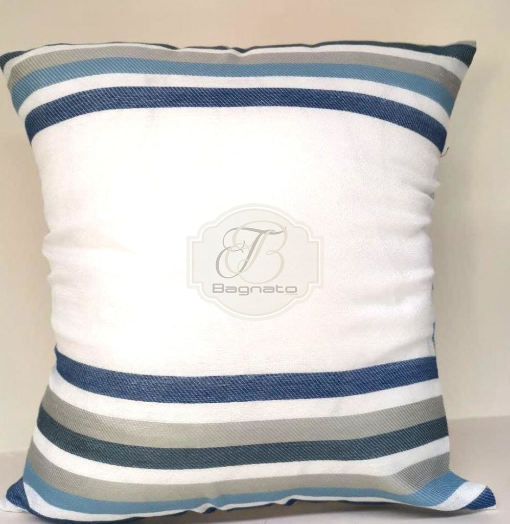 Cuscino Fodera Lines Blue