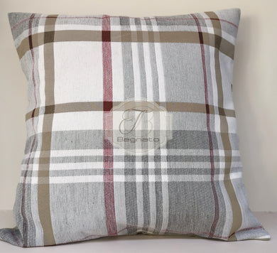 Cuscino Fodera Modern Velluto Grigio