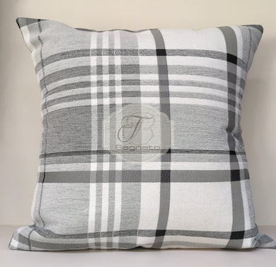 Cuscino Fodera Modern Velluto Grigio Scuro