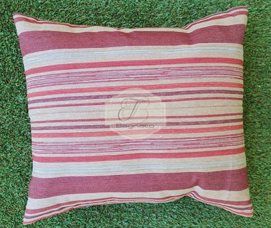 Cuscino fodera Nadia bordeaux - Bagnato Arredotessile