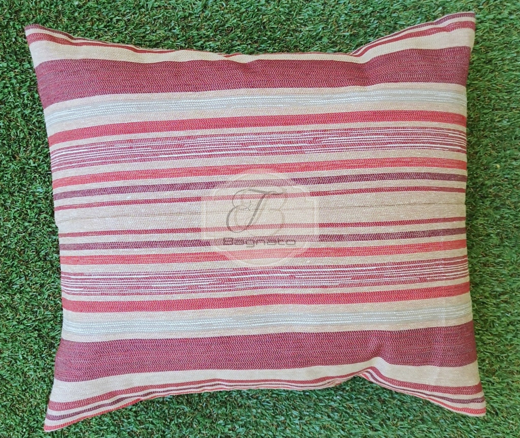 Cuscino fodera Nadia bordeaux - Bagnato Arredotessile