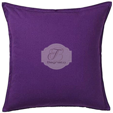 Cuscino Fodera Velluto Viola Via Roma 60