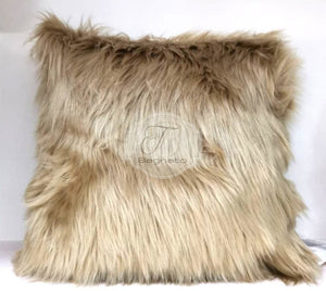 Cuscino Imbottito Pelliccia Beije