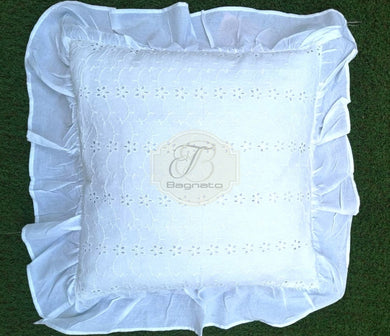 Cuscino Sangallo Bianco