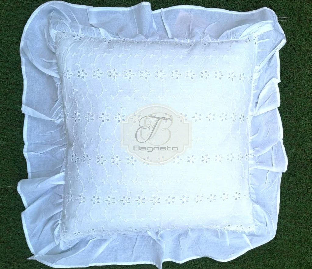 Cuscino Sangallo Bianco