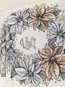 Cuscino Imbottito Rudolph Gobelin Silver Double Face