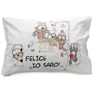 Federa Happy Message - Bagnato Arredotessile