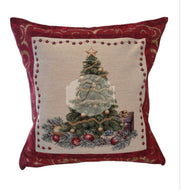Fodera Cuscino Christmas Tree Red Cuscino