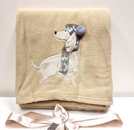 Plaid Preziosa Dog Tortora