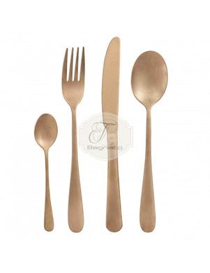 Posate Set 16 Pezzi Gold Brandani
