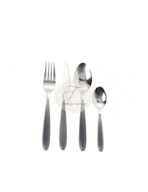 Posate Set 16 Pezzi Grigio Perla Brandani