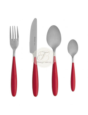 Posate Set 24 Pezzi Red Brandani
