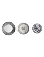 Set 18 pezzi Piatti Tavola Brandani  Porcellana - Bagnato Arredotessile