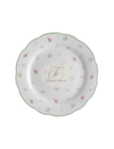 Servizio piatti 18 Pezzi Brandani Pink Flower - Bagnato Arredotessile