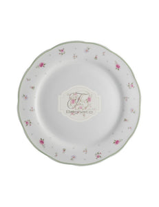 Servizio piatti 18 Pezzi Brandani Pink Flower - Bagnato Arredotessile