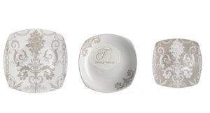 Servizio Piatti Set 18 Pezzi Deco Porcellana Brandani Piatti