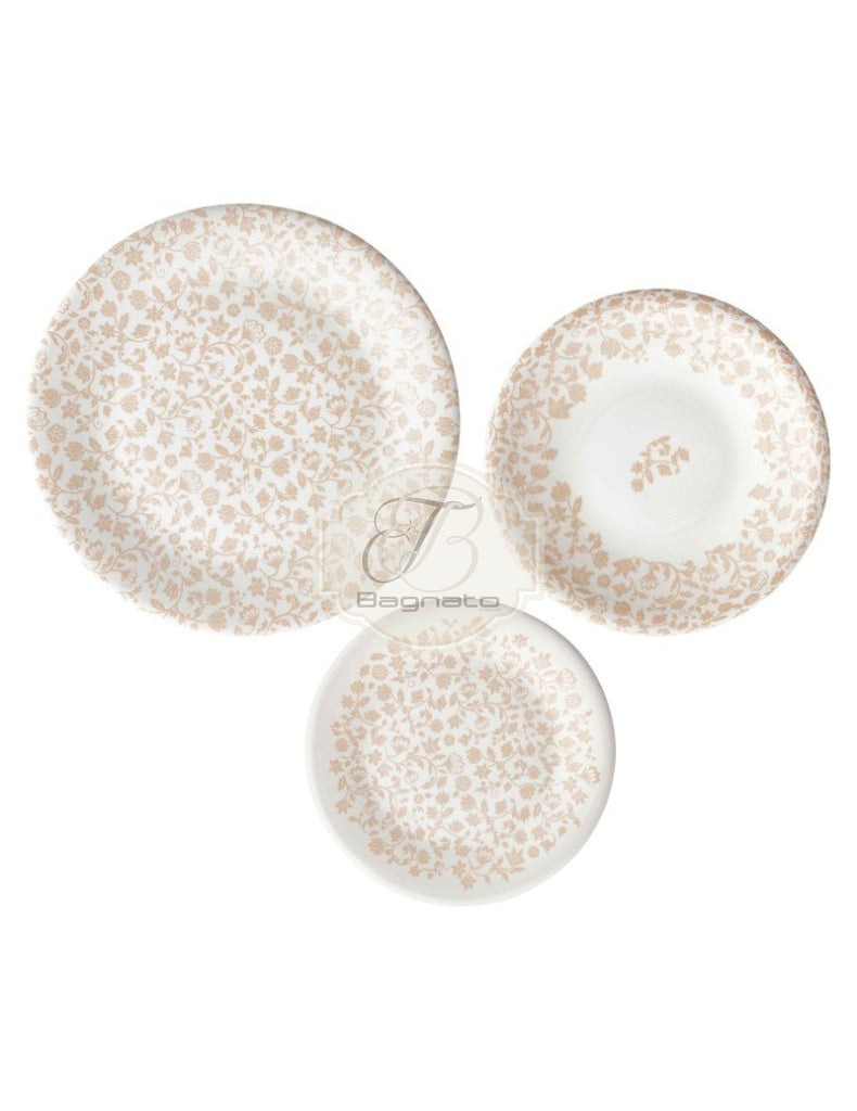 Servizio Da Tavola Brandani Fiori Di Campo - 18 Pezzi In Porcellana, Design Elegante | Lavabile In Lavastoviglie - Foto 10