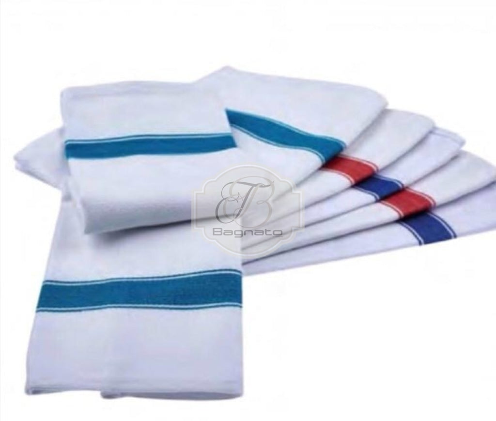 Strofinacci cotone striscia colori assortiti - Bagnato Arredotessile