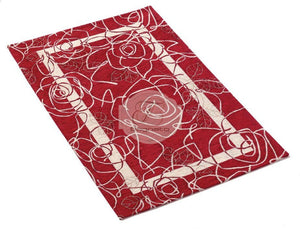 Tappeto Camelia Rosso Reverse