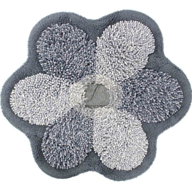 Tappeto Fiore Grigio