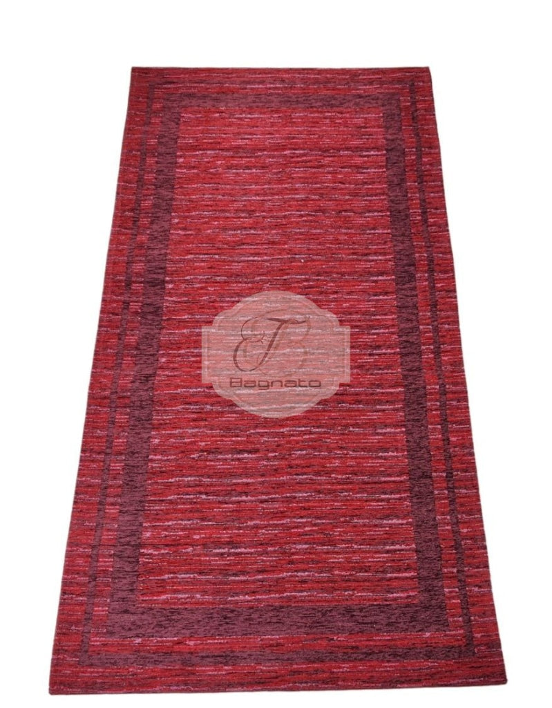 Tappeto Frame Bordeaux