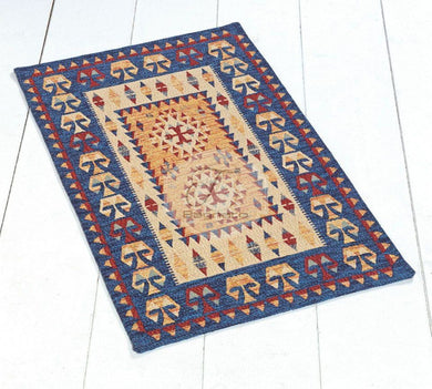 Tappeto Kilim Blu